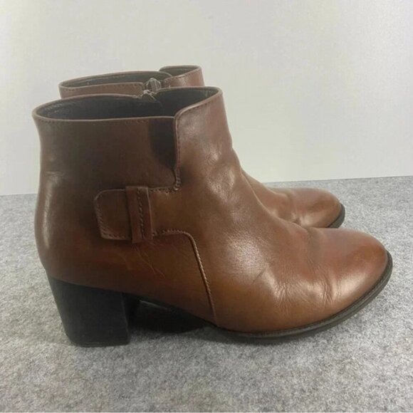 Gabor Tan Leather Ankle Boot Women’s Size 7 (UK6) - Picture 3 of 11